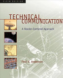 Technical communication : a reader-centered approach /