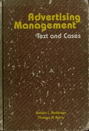 Advertising management : text and cases /