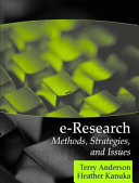 E-research : methods, strategies, and issues /