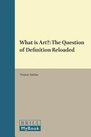 What is art? : the question of definition reloaded /