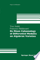 De Rham cohomology of differential modules on algebraic varieties /