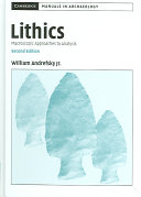 Lithics : macroscopic approaches to analysis /
