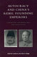 Autocracy and China's rebel founding emperors : comparing Chairman Mao and Ming Taizu /