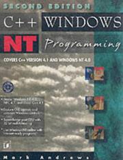 C++ Windows NT programming /