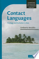 Contact languages : ecology and evolution in Asia /