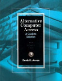 Alternative computer access : a guide to selection /