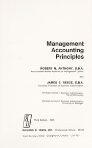 Management accounting principles /