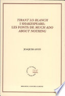 Tirant lo Blanc i Shakespeare : les fonts de "Much ado about nothing" /