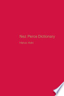 Nez Perce dictionary /