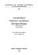 Correspondance Guillaume Apollinaire-Herwarth Walden (Der Sturm) 1913-1914 /