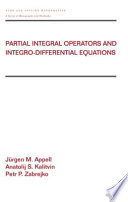 Partial integral operators and integro-differential equations /
