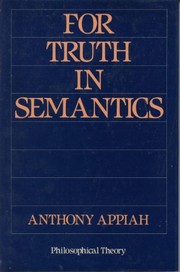 For truth in semantics /