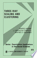 Three-way scaling and clustering /