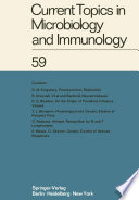 Current Topics in Microbiology and Immunology : Ergebnisse der Mikrobiologie und Immunitätsforschung /