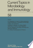 Current Topics in Microbiology and Immunology : Ergebnisse der Mikrobiologie und Immunitätsforschung /