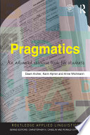 Pragmatics : an advanced resource book for students /