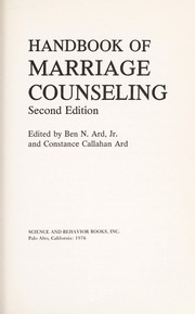 Handbook of marriage counseling /