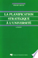 La planification strategique à l'universite /