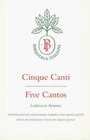 Cinque canti = Five cantos /