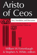 Aristo of Ceos : text, translation, and discussion /
