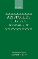 Aristotle's Physics, books III and IV /