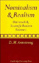 Universals and scientific realism /