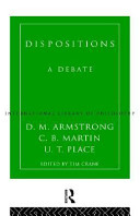 Dispositions : a debate /