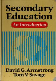 Secondary education : an introduction /