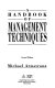 A handbook of management techniques /
