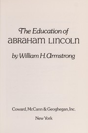 The education of Abraham Lincoln /
