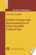 Abelian Groups and Representations of Finite Partially Ordered Sets /