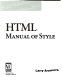 HTML manual of style /