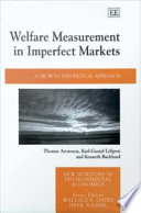 Welfare measurement in imperfect markets : a growth theoretical approach /
