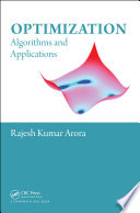 Optimization : algorithms and applications /