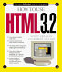 How to use HTML3.2 /