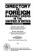 Directory of foreign manufacturers in the United States /