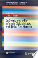 On Stein's Method for Infinitely Divisible Laws with Finite First Moment /