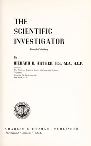 The scientific investigator,