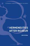 Hermeneutics after Ricoeur /