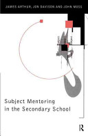 Subject mentoring in the secondary school /