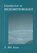 Introduction to micrometeorology /