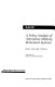 A policy analysis of alternative military retirement systems /