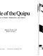 Code of the quipu : a study in media, mathematics, and culture /