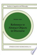 Reference to Abstract Objects in Discourse /