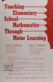 Teaching elementary school mathematics through motor learning /
