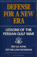 Defense for a new era : lessons of the Persian Gulf War /