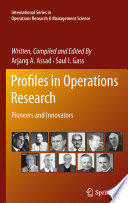 The founders of operations research : biographical profiles and highlights /