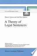 A Theory of Legal Sentences /