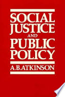 Social justice and public policy /