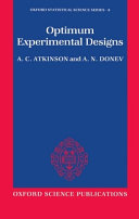 Optimum experimental designs /